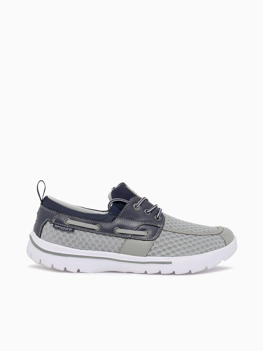 Del Marina Gey Navy mesh Leather Grey / 7 / M