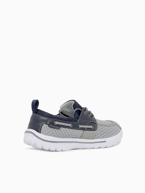 Del Marina Gey Navy mesh Leather Grey / 7 / M