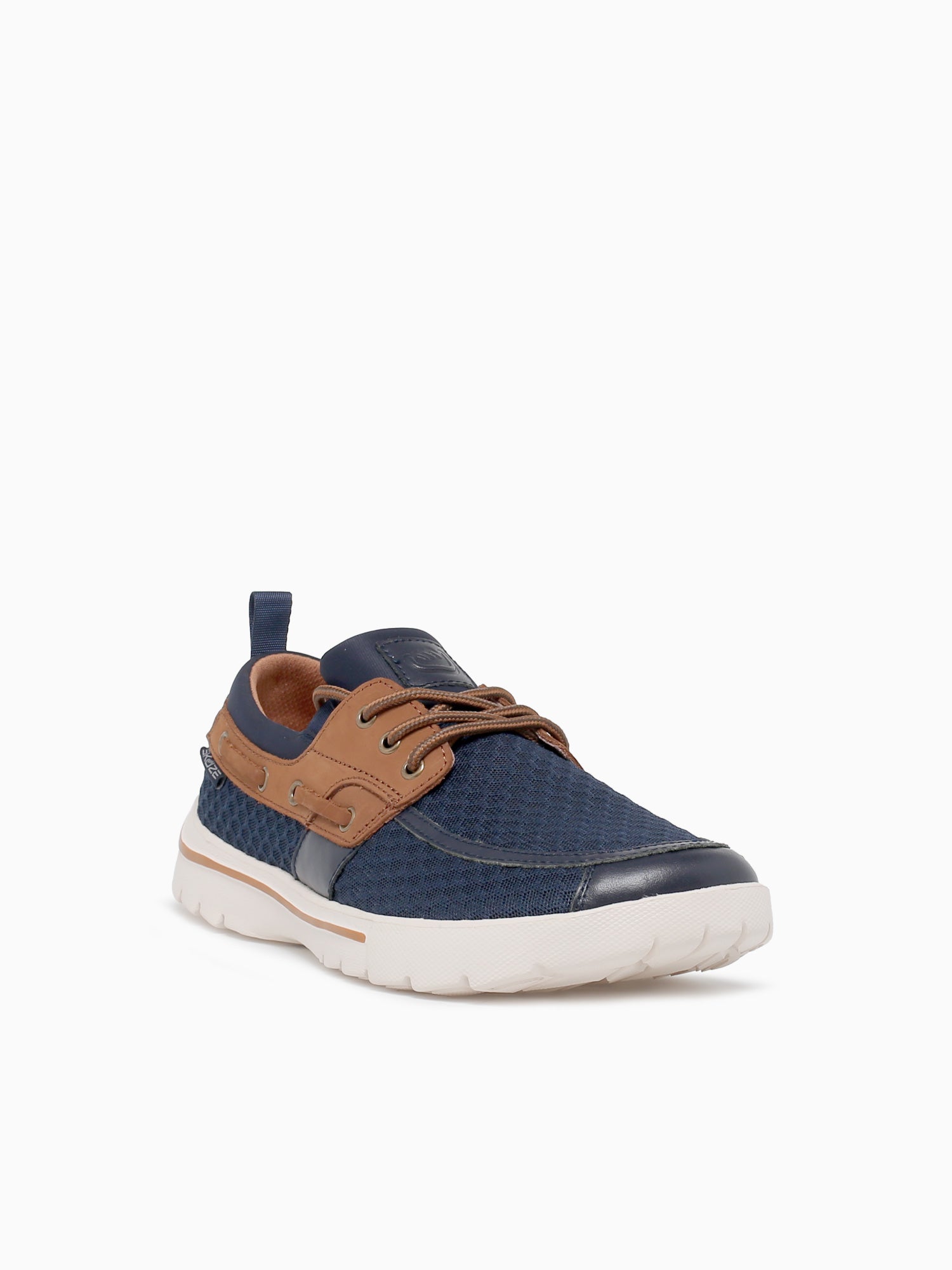 Del Marina Navy Brown mesh Leather Navy / 7 / M