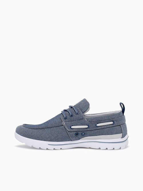 Captiva Navy Grey canvas Navy / 7 / M