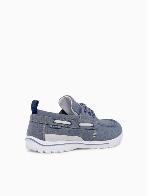 Captiva Navy Grey canvas Navy / 7 / M