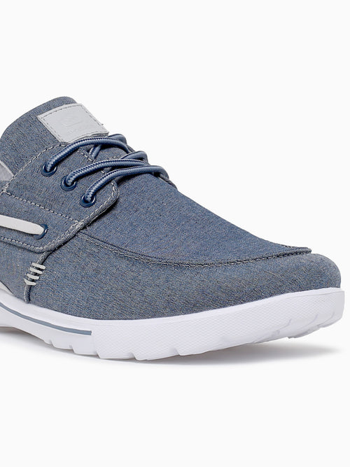 Captiva Navy Grey canvas Navy / 7 / M