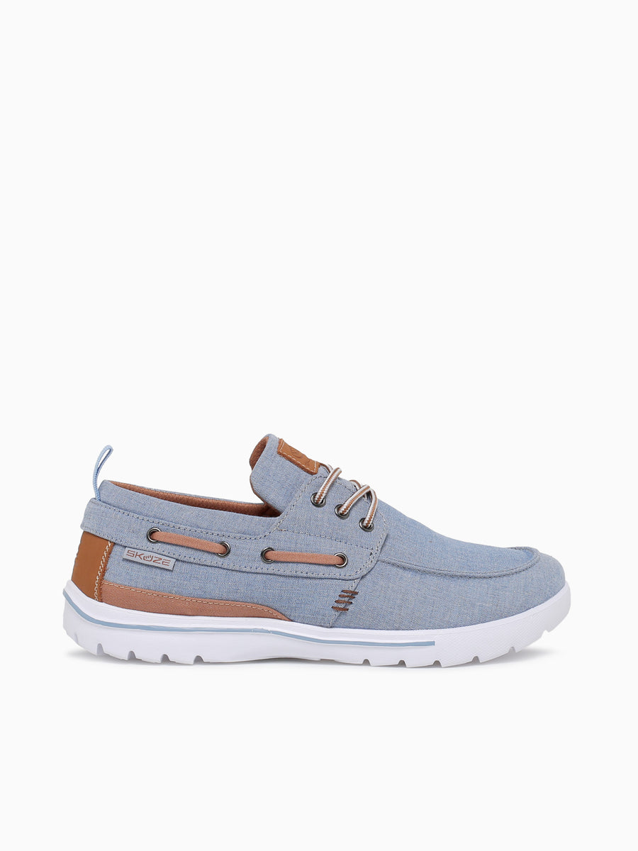 Captiva Denim Tan canvas Blue / 7 / M