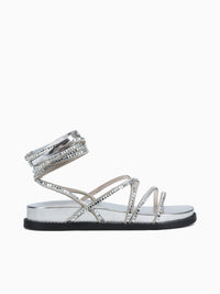 Sasha Cristal Prata tira paris Spechio Silver / 5 / M
