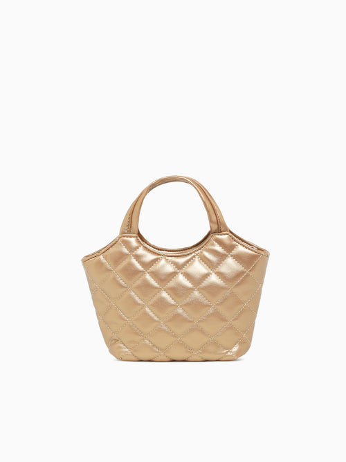 Victoria Mini Tote Gold Gold