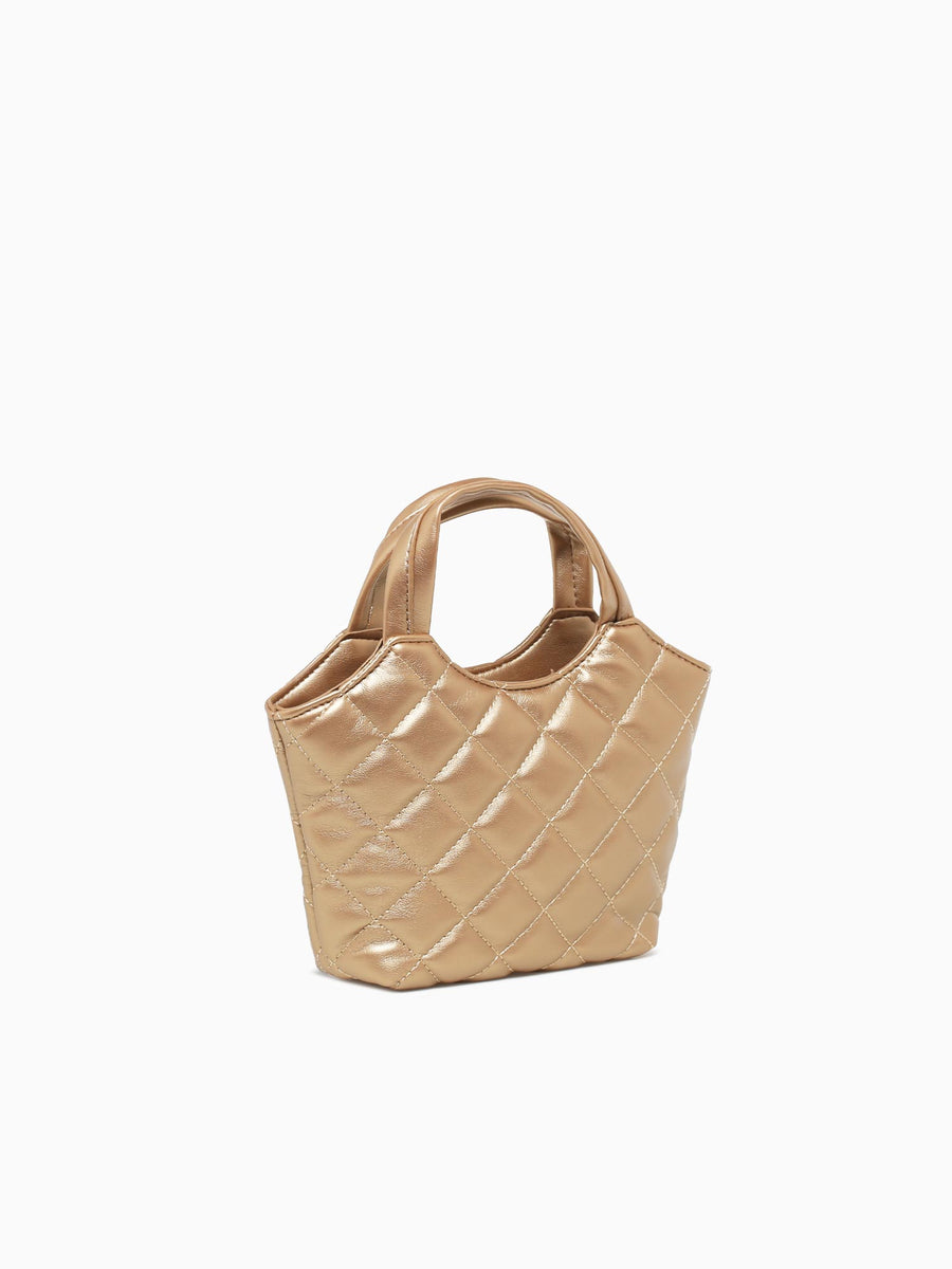 Victoria Mini Tote Gold Gold