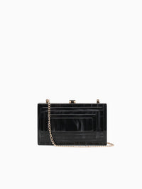 Vienna Clutch Black Black