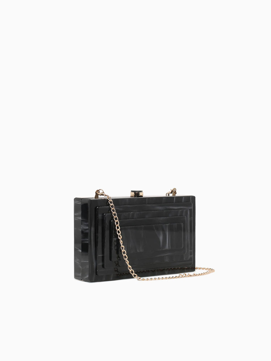 Vienna Clutch Black Black