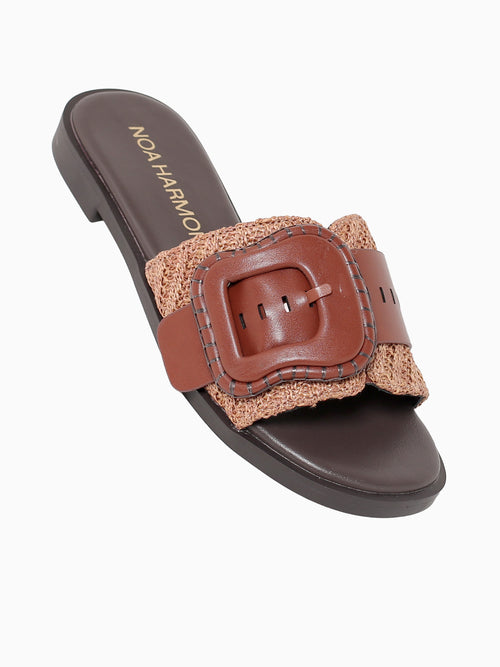 Calma Multi Cuero Rafia Man made Cognac / 35 / M