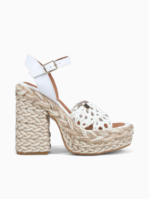 Laguna Croche Blanco Leather White / 35 / M