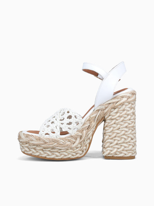 Laguna Croche Blanco Leather White / 35 / M