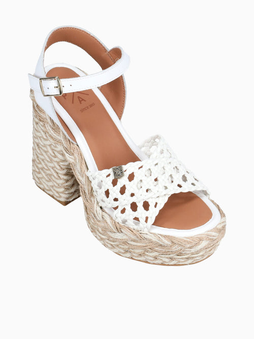 Laguna Croche Blanco Leather White / 35 / M