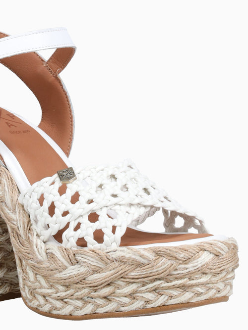 Laguna Croche Blanco Leather White / 35 / M