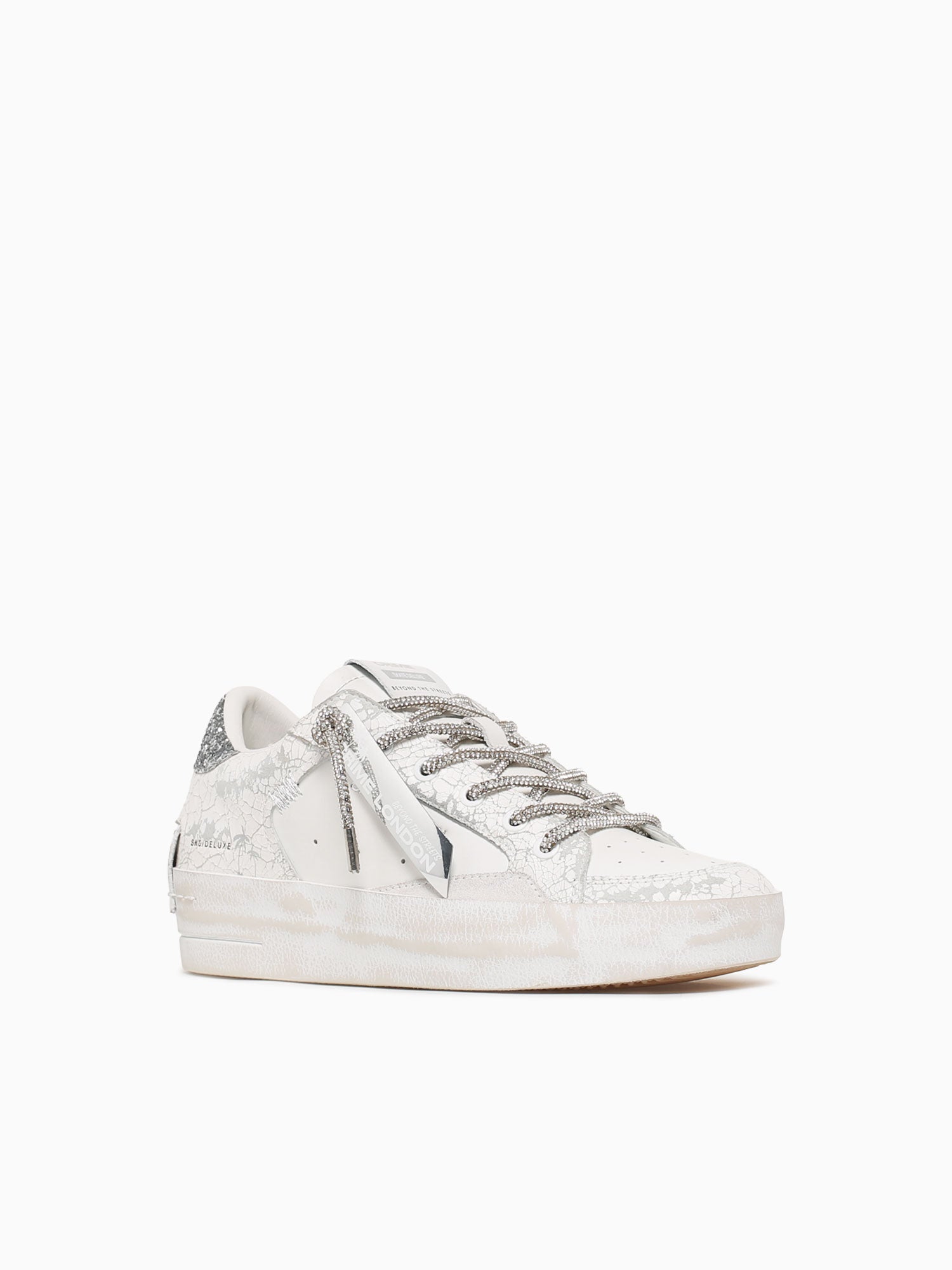 Sk8 Deluxe 20132pp7 10 white Silver lea White / 36 / M