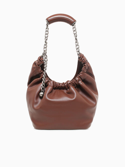 Kinsley Shoulder Bag Chocolate Dark Brown