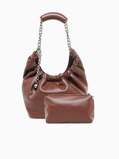 Kinsley Shoulder Bag Chocolate Dark Brown