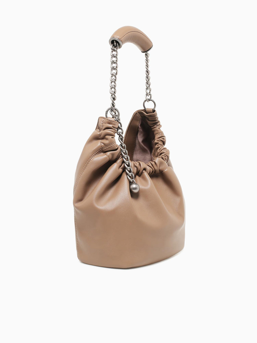 Kinsley Shoulder Bag Taupe Taupe