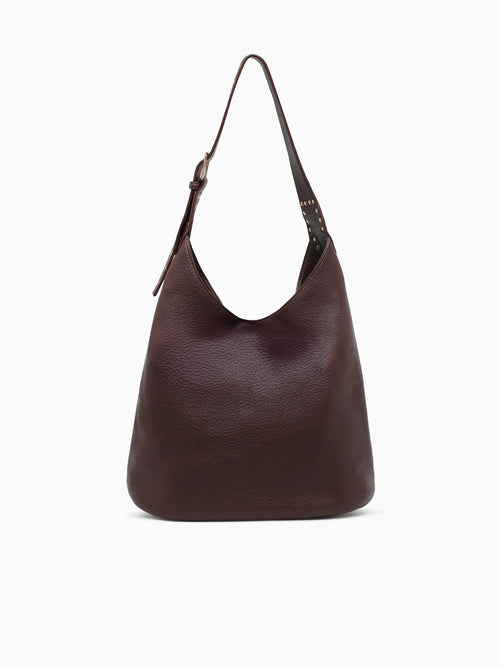 Jacqueline Shoulder Bag Chocolate Dark Brown