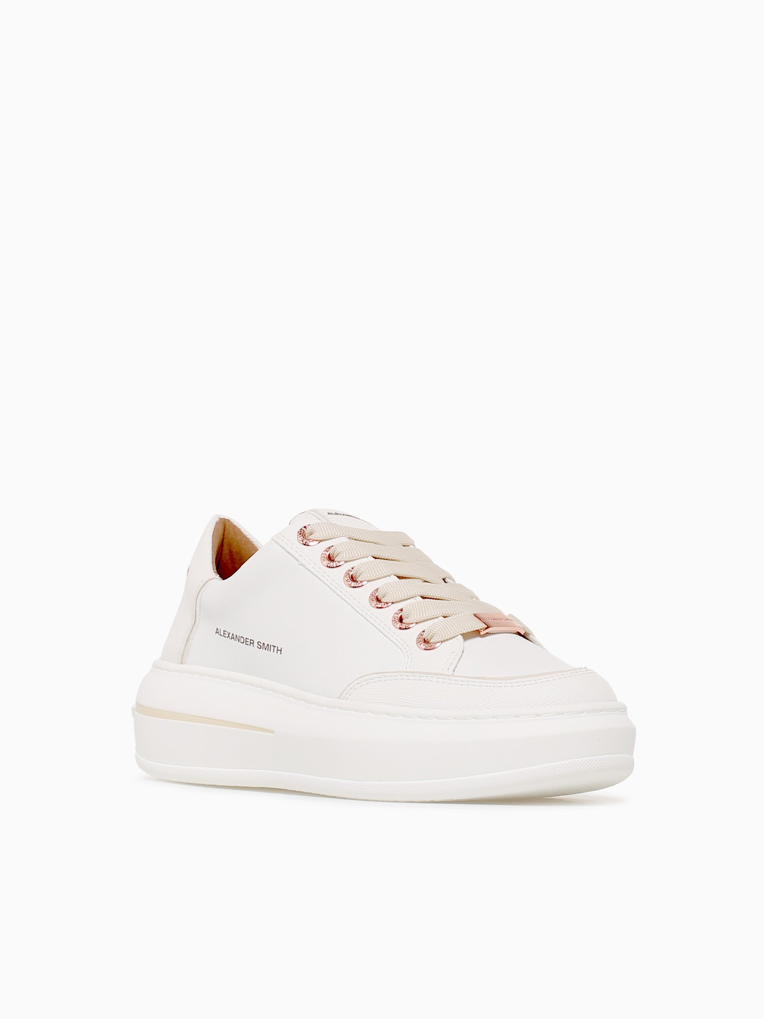 Lancaster Woman White Lt.ivory leather White / 35 / M