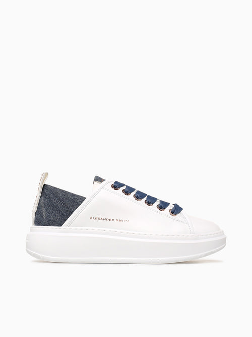 Wembley Woman White Avio leather White Multi / 35 / M