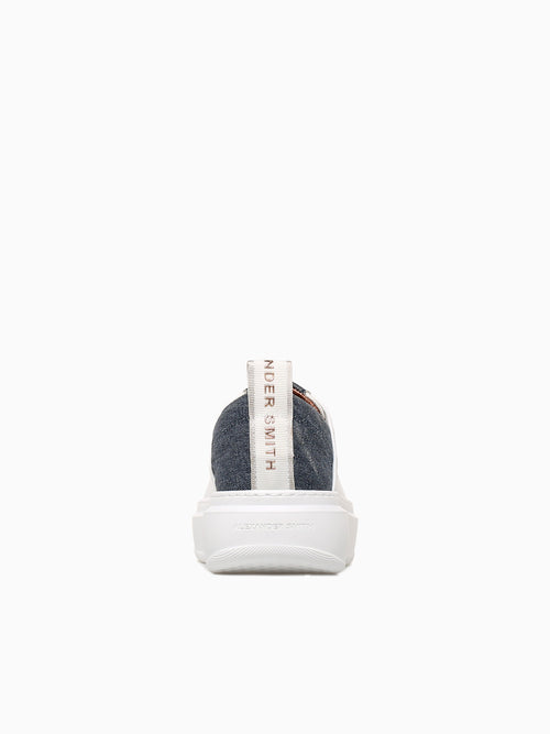 Wembley Woman White Avio leather White Multi / 35 / M