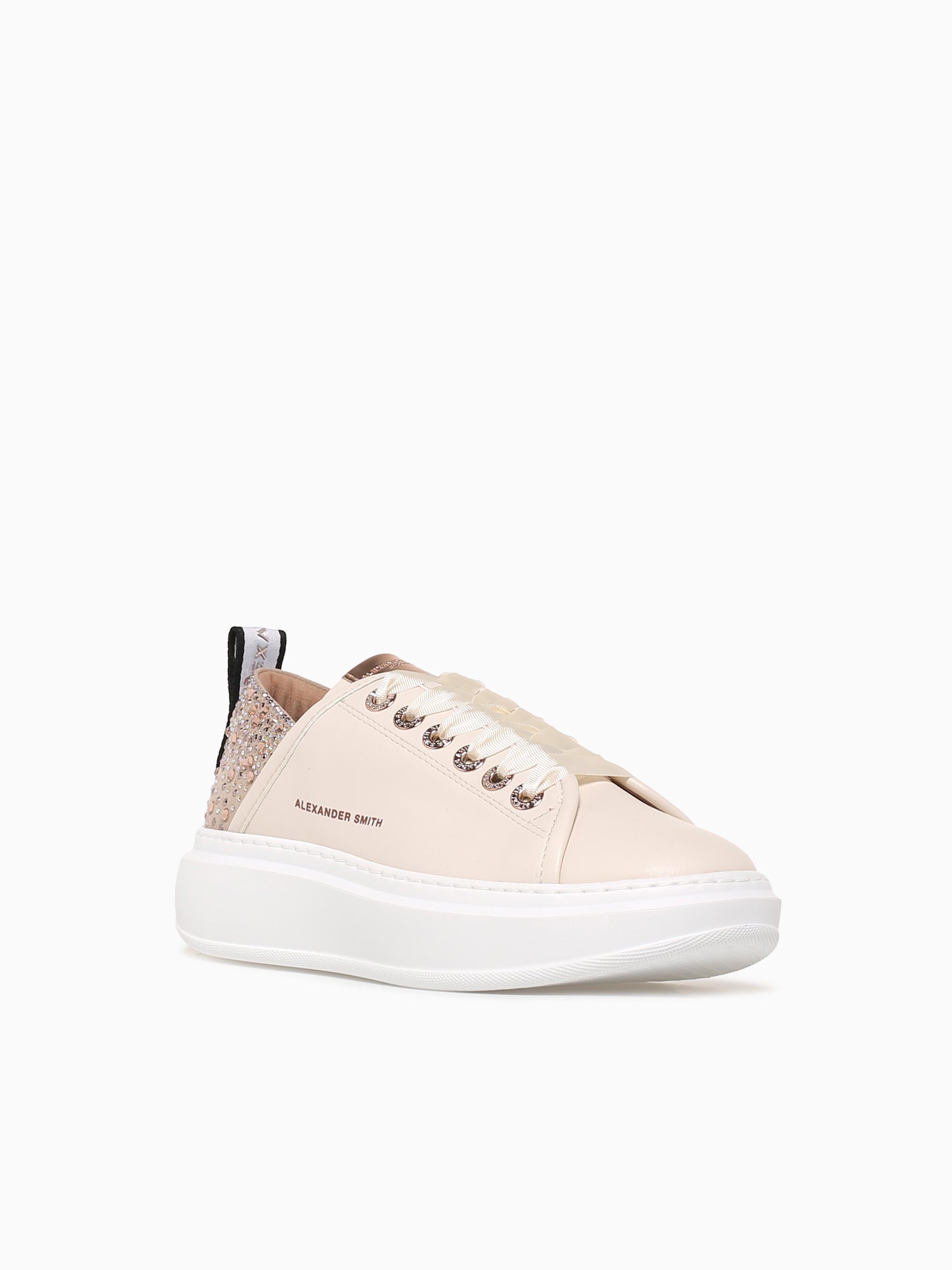 Wembley Woman Cream Leather Beige Multi / 35 / M