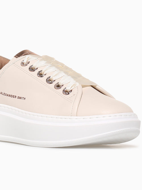 Wembley Woman Cream Leather Beige Multi / 35 / M