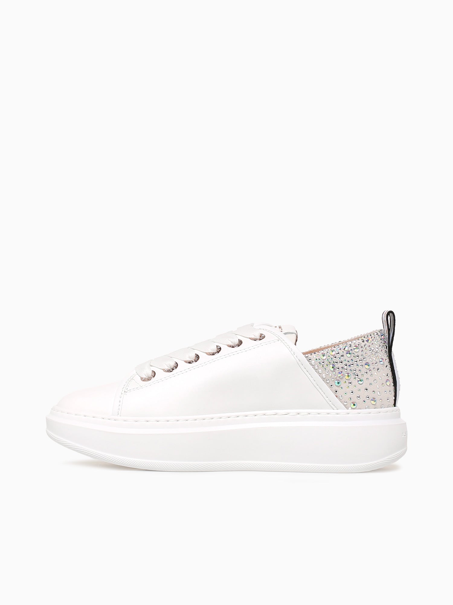 Wembley Woman White Iride azure leather White Pearl / 35 / M