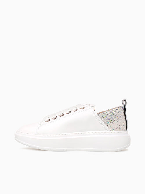 Wembley Woman White Iride azure leather White Pearl / 35 / M