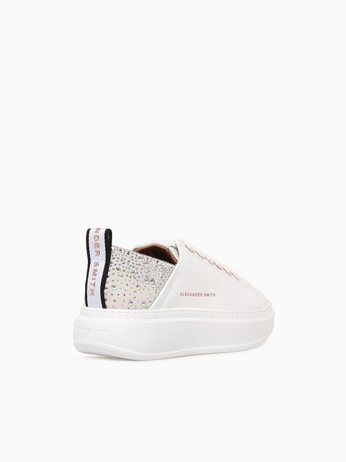 Wembley Woman White Iride azure leather White Pearl / 35 / M