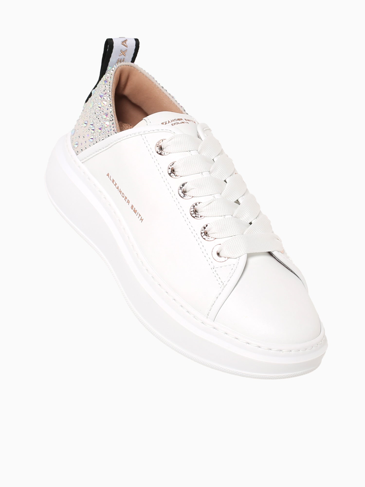 Wembley Woman White Iride azure leather White Pearl / 35 / M