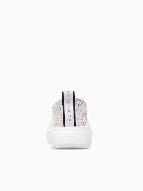 Wembley Woman White Iride azure leather White Pearl / 35 / M