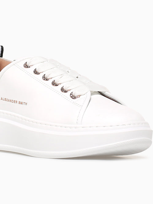Wembley Woman White Iride azure leather White Pearl / 35 / M