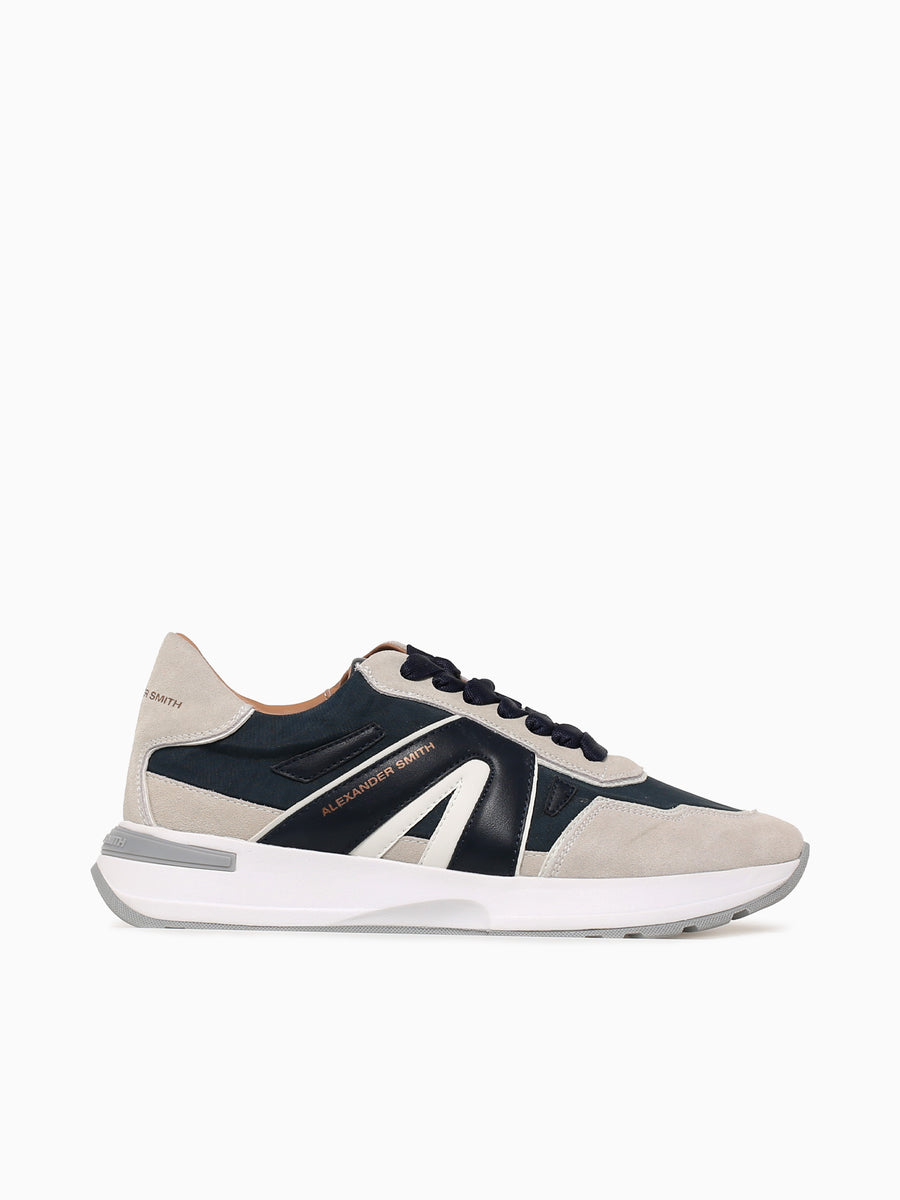Liverpool Man Blue Grey leather Blue Multi / 40 / M