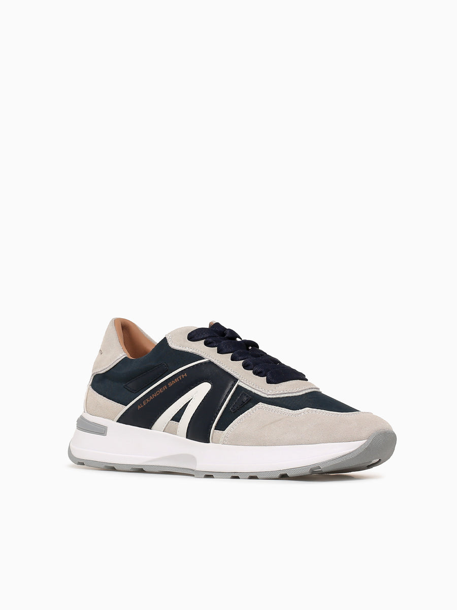Liverpool Man Blue Grey leather Blue Multi / 40 / M