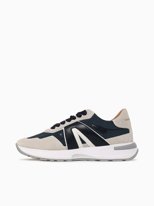 Liverpool Man Blue Grey leather Blue Multi / 40 / M