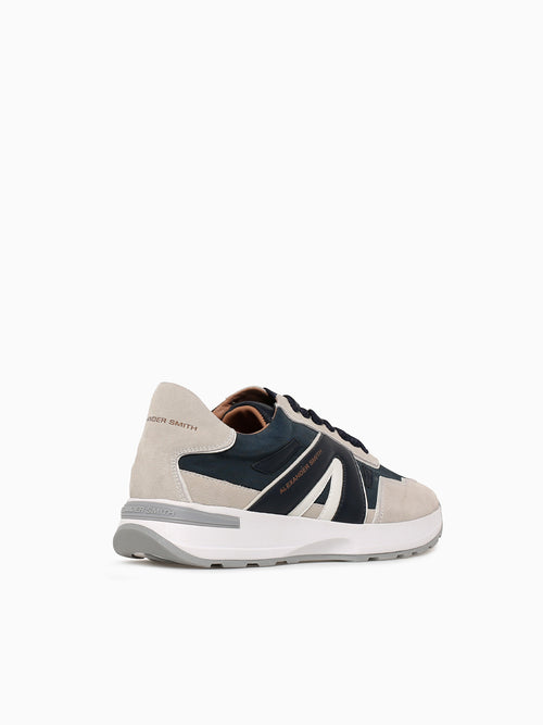 Liverpool Man Blue Grey leather Blue Multi / 40 / M