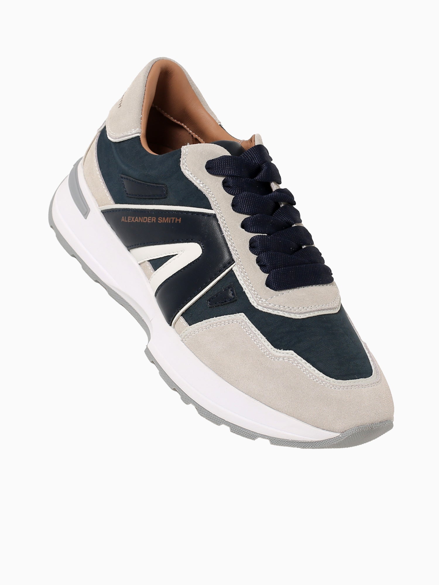 Liverpool Man Blue Grey leather Blue Multi / 40 / M