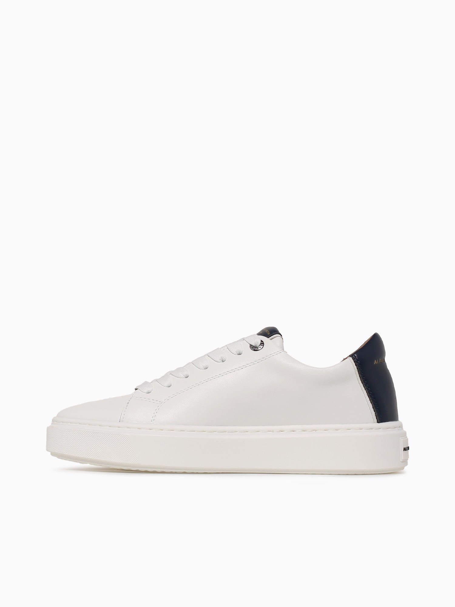 London Man White Blue leather White Multi / 40 / M