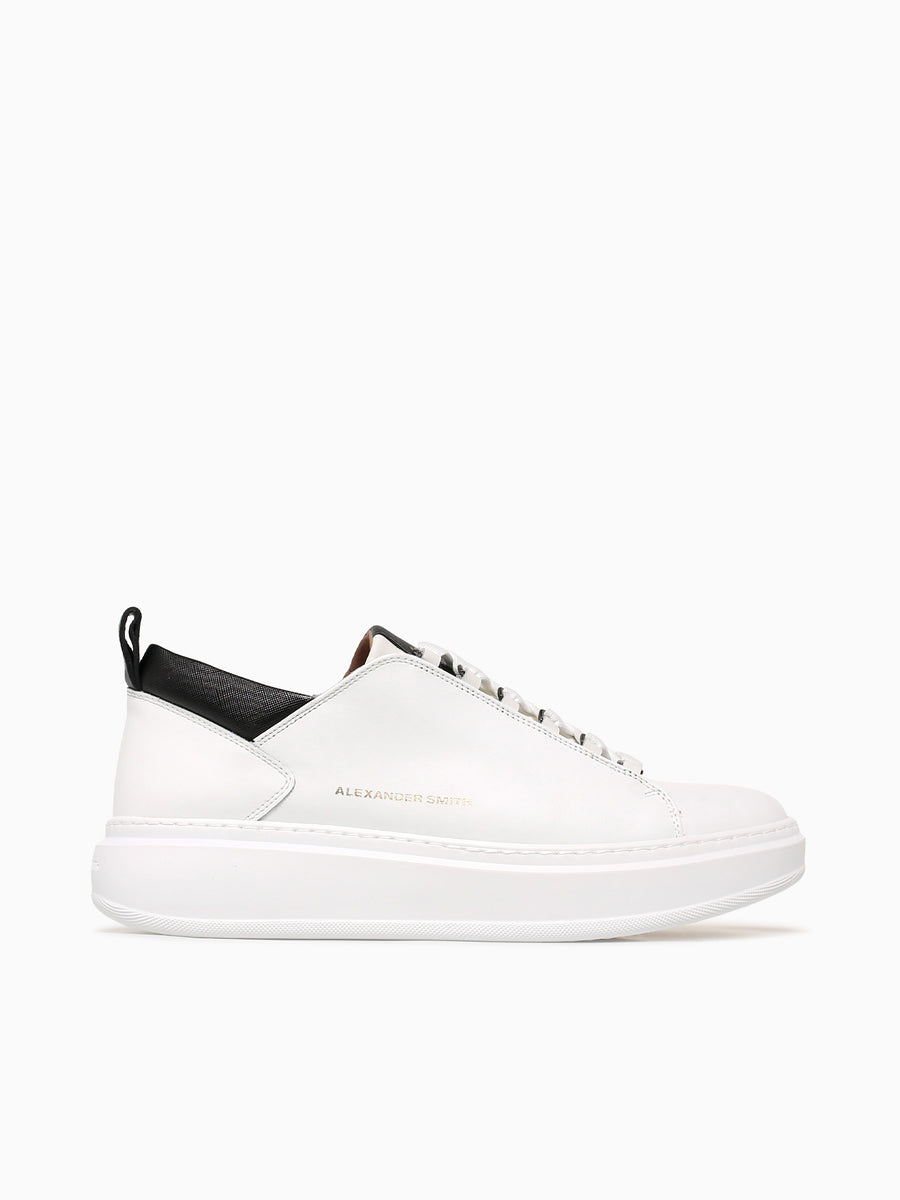 Wembley Man White Black leather White / 40 / M