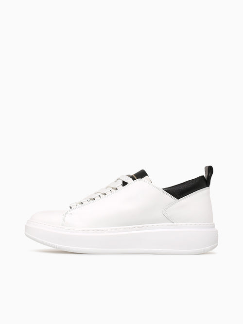 Wembley Man White Black leather White / 40 / M