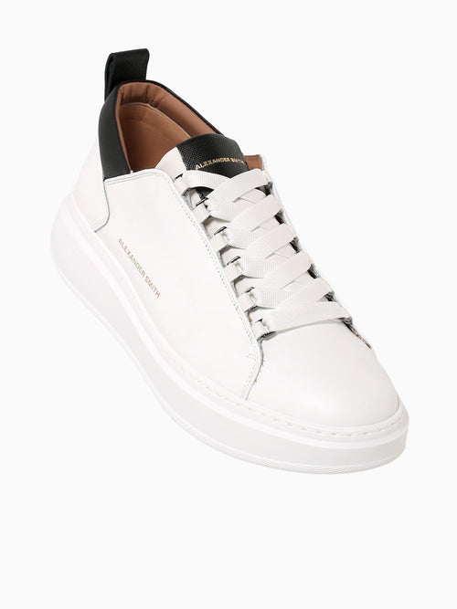 Wembley Man White Black leather White / 40 / M