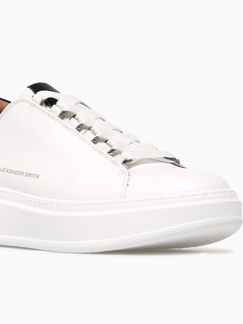 Wembley Man White Black leather White / 40 / M
