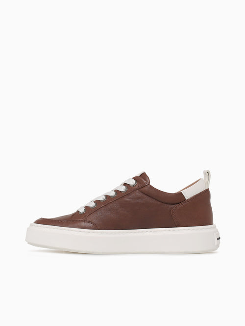Bond Man Cognac White leather Cognac / 40 / M