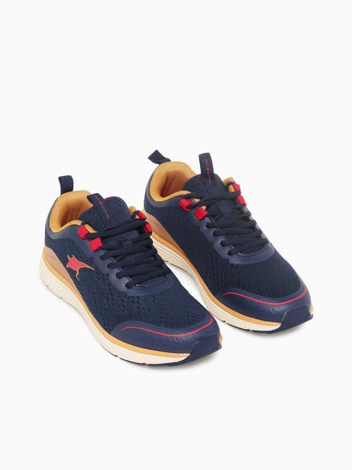 Alpheus Navy Tan Red mesh Navy / 7 / M
