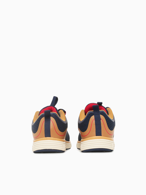 Alpheus Navy Tan Red mesh Navy / 7 / M