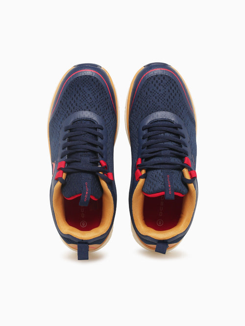 Alpheus Navy Tan Red mesh Navy / 7 / M