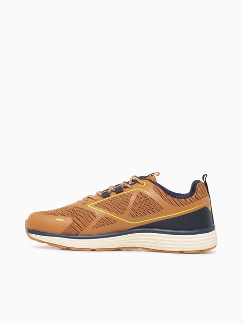 Asterion Tan Navy Yellow mesh Tan / 7 / M
