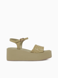 Edilberta Kaki Vitello Intrec Tan / 36 / M