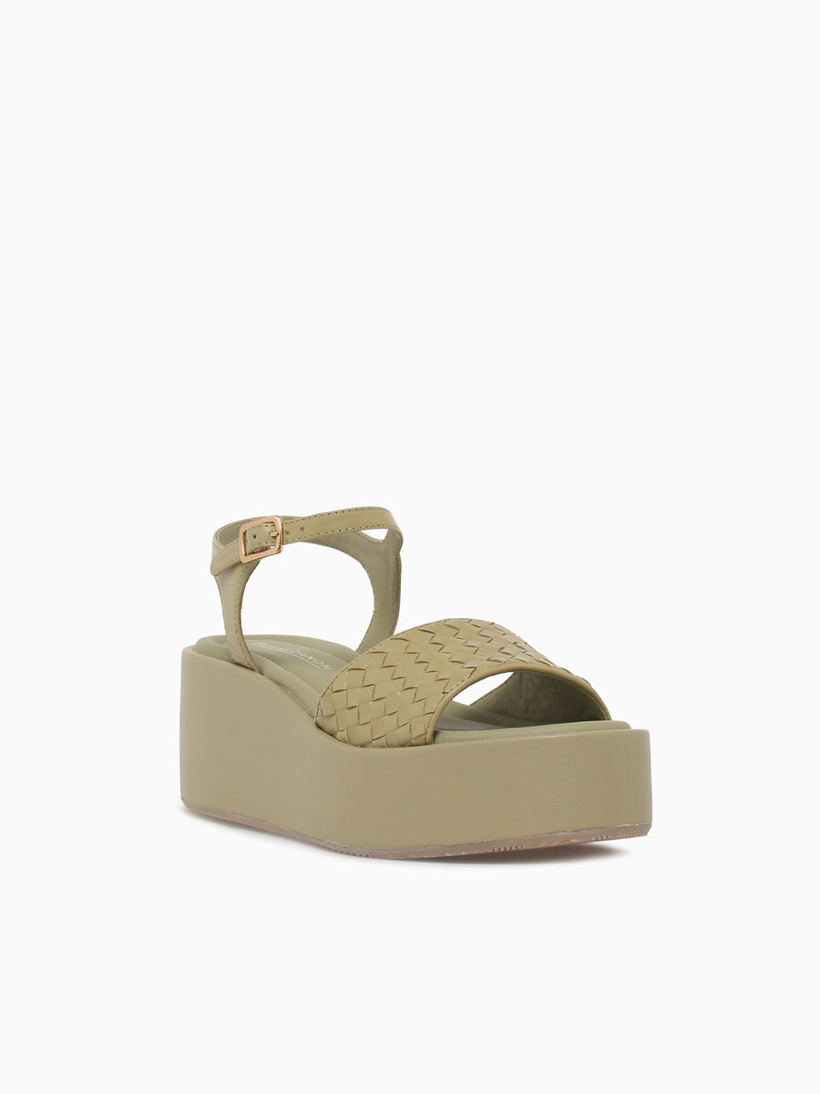 Edilberta Kaki Vitello Intrec Tan / 36 / M